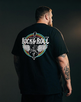 Men's Rock N Roll Big & Tall 100% Cotton T-Shirt